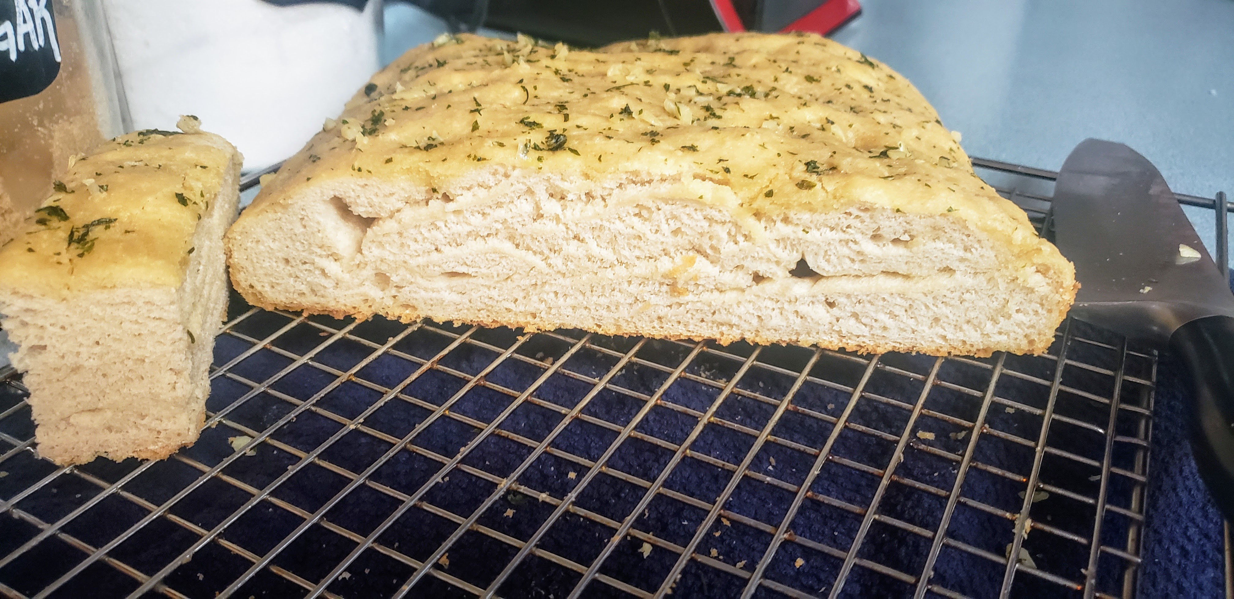 Cut Focaccia